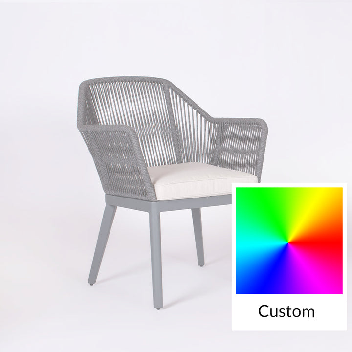Saranac Dining Chair || Black/White