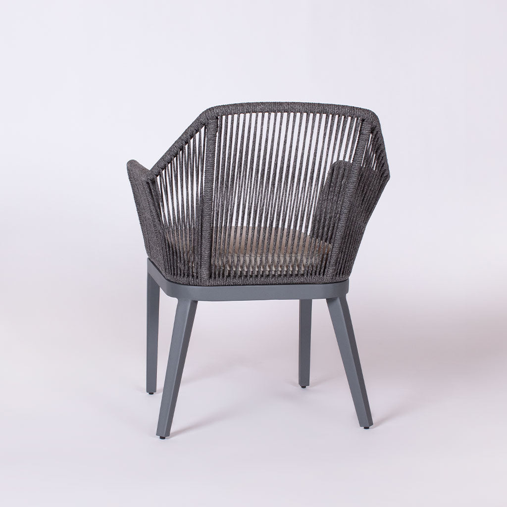 Saranac Dining Chair || Black/White