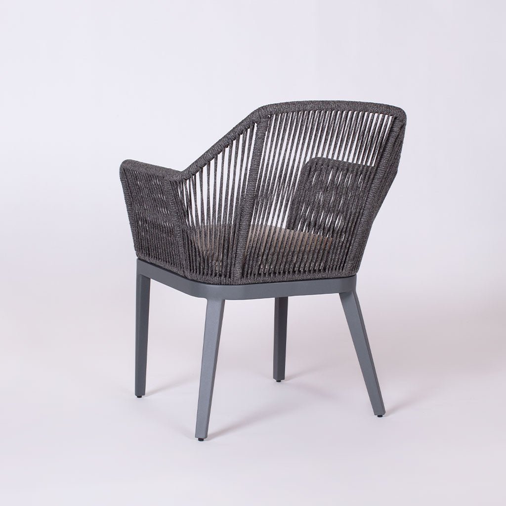 Saranac Dining Chair || Black/White