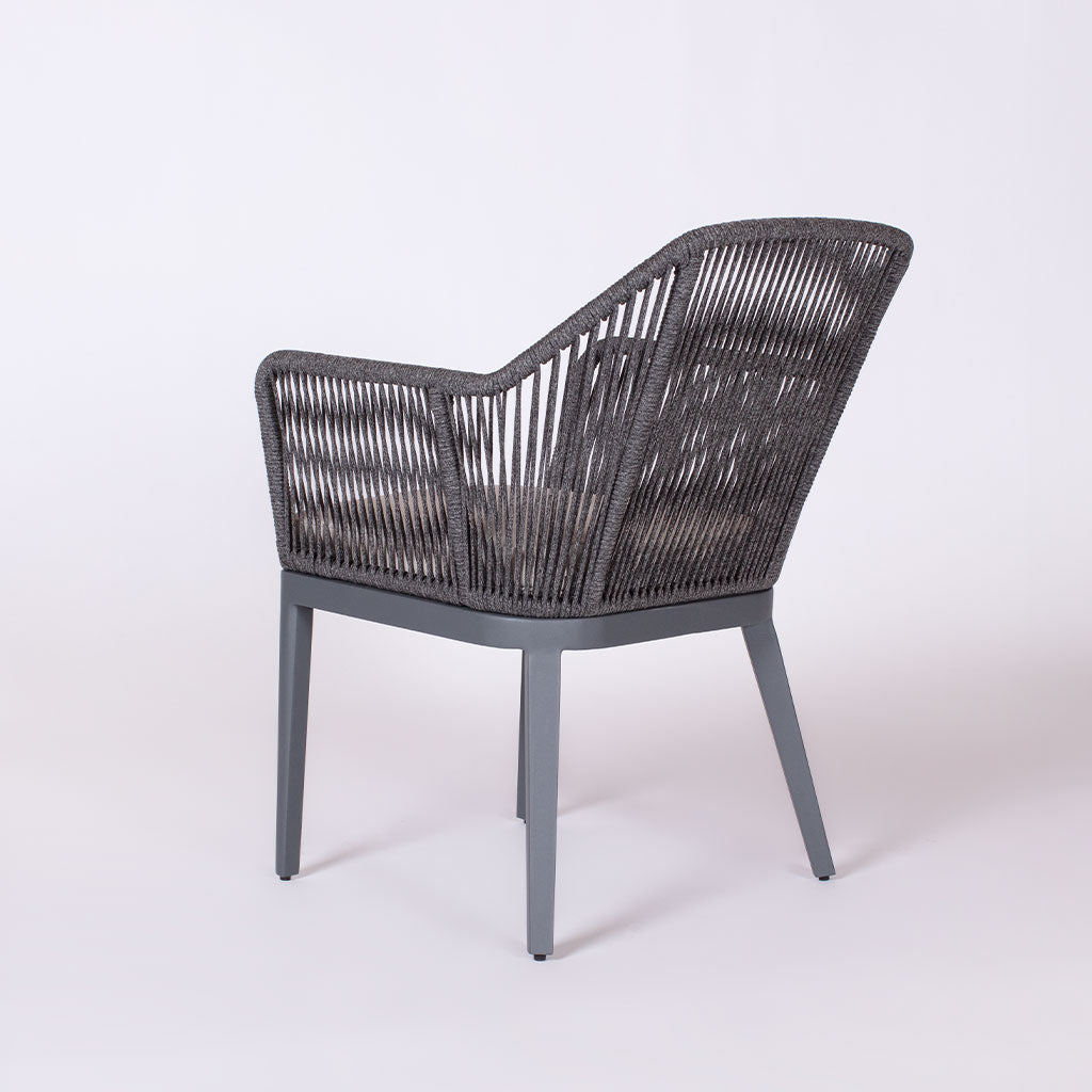Saranac Dining Chair || Black/White