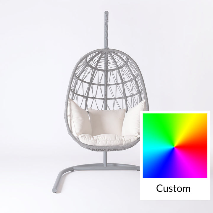 Saranac Egg Chair || Black/White