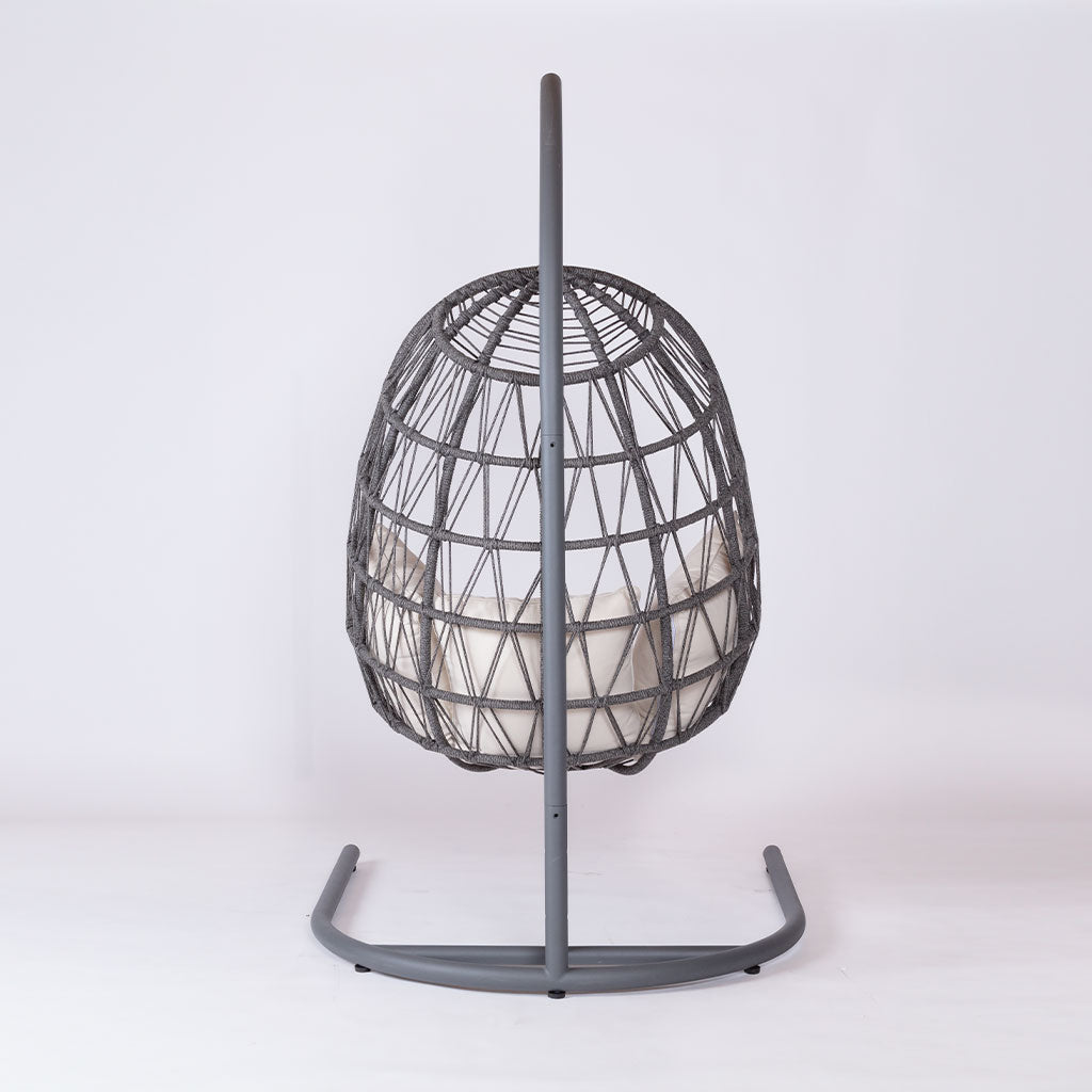 Saranac Egg Chair || Black/White