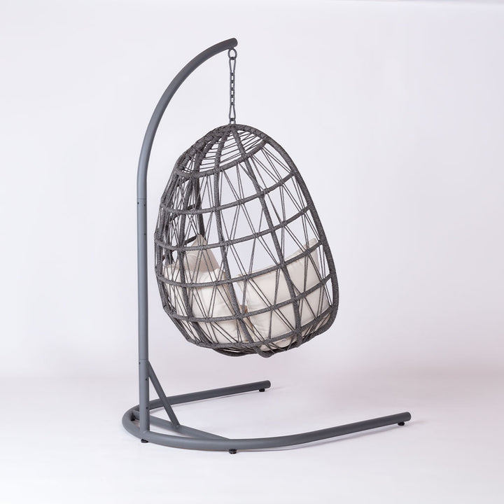 Saranac Egg Chair || Black/White