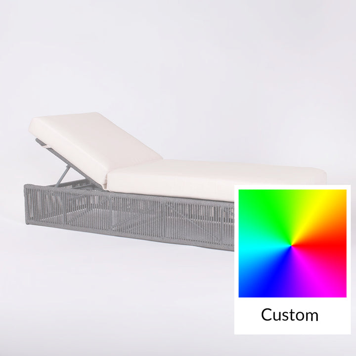 Saranac Chaise Lounge || Black/White