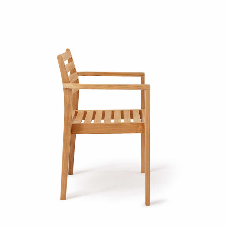 Avalon Stacking Armchair || Teak