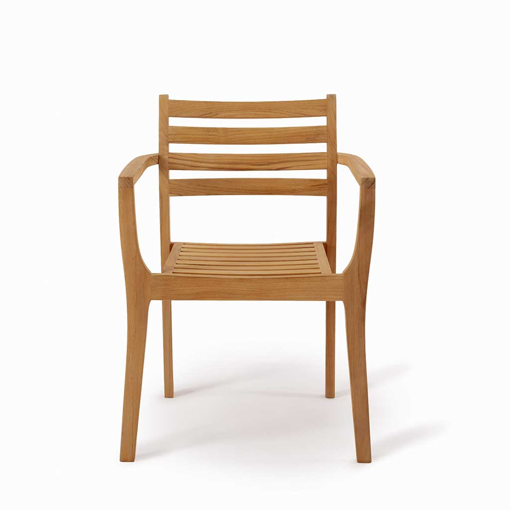 Avalon Stacking Armchair || Teak