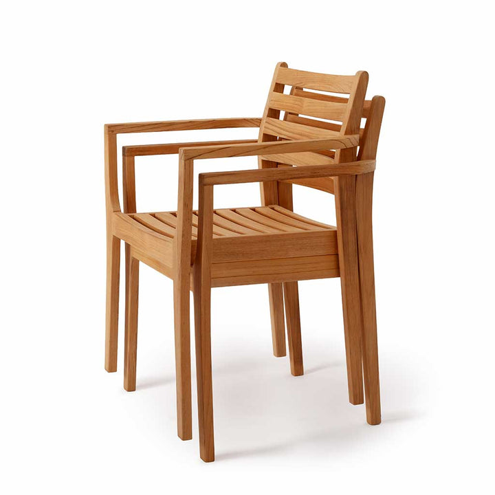 Avalon Stacking Armchair || Teak