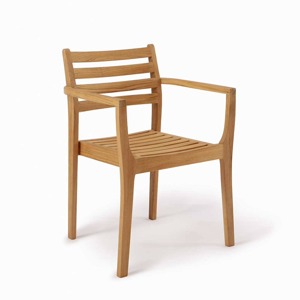 Avalon Stacking Armchair || Teak