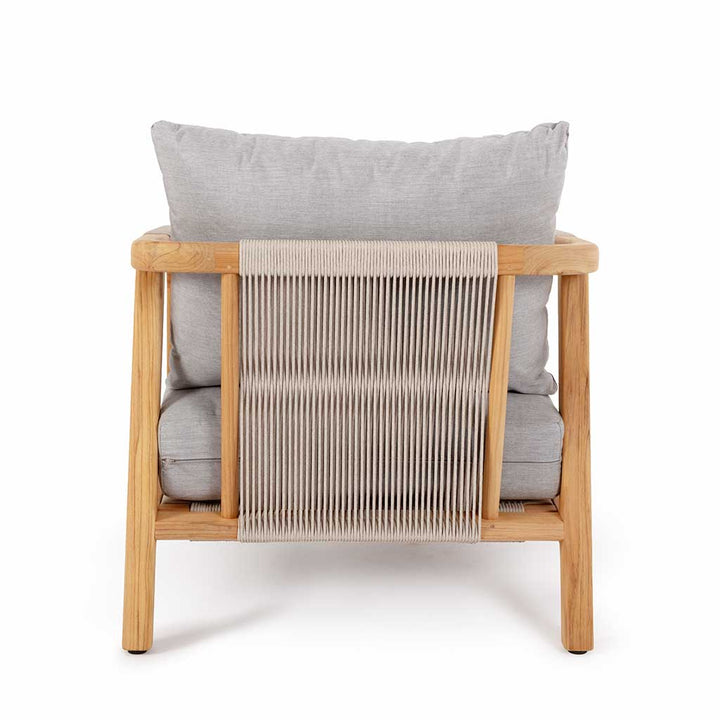 Montparnasse Arm Chair || Teak/Grey