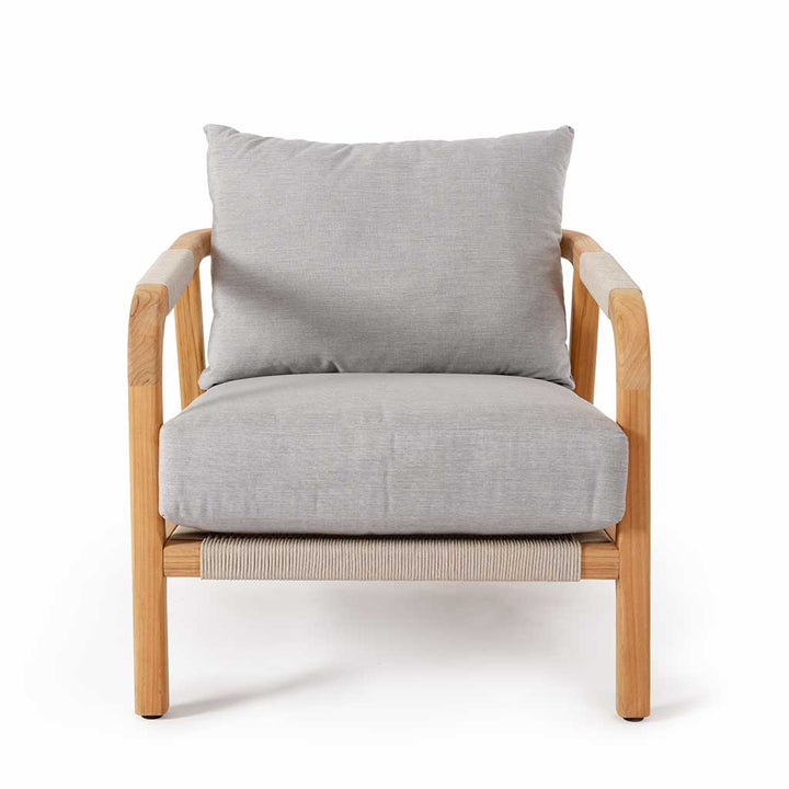 Montparnasse Arm Chair || Teak/Grey