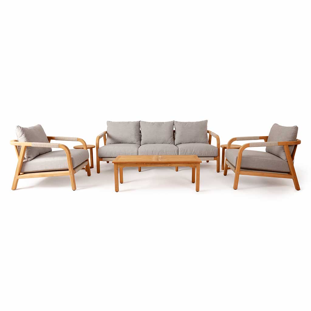 Montparnasse Sofa || Teak/Grey