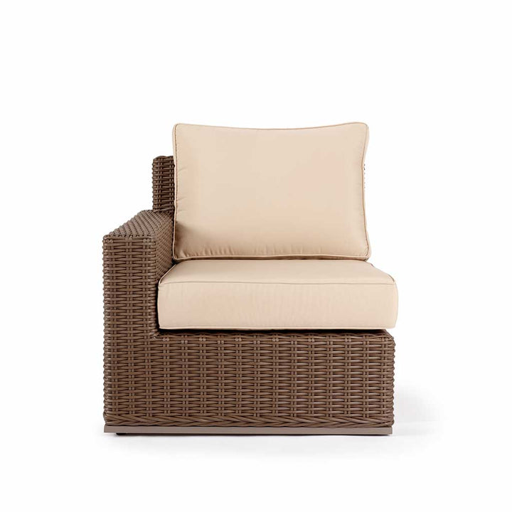 Valencia Modular Left Arm || Brown/Cream