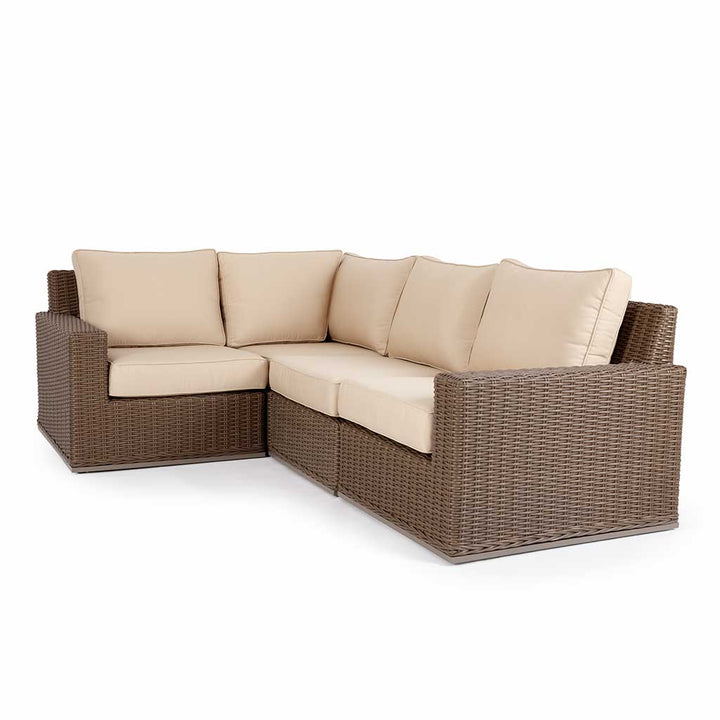 Valencia Modular Left Arm || Brown/Cream