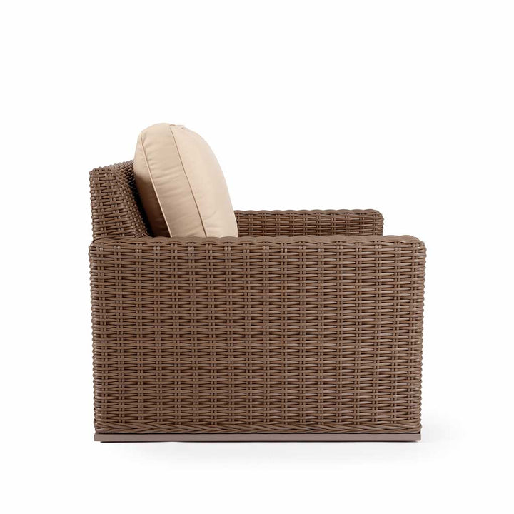 Valencia Fixed Chair || Brown/Cream