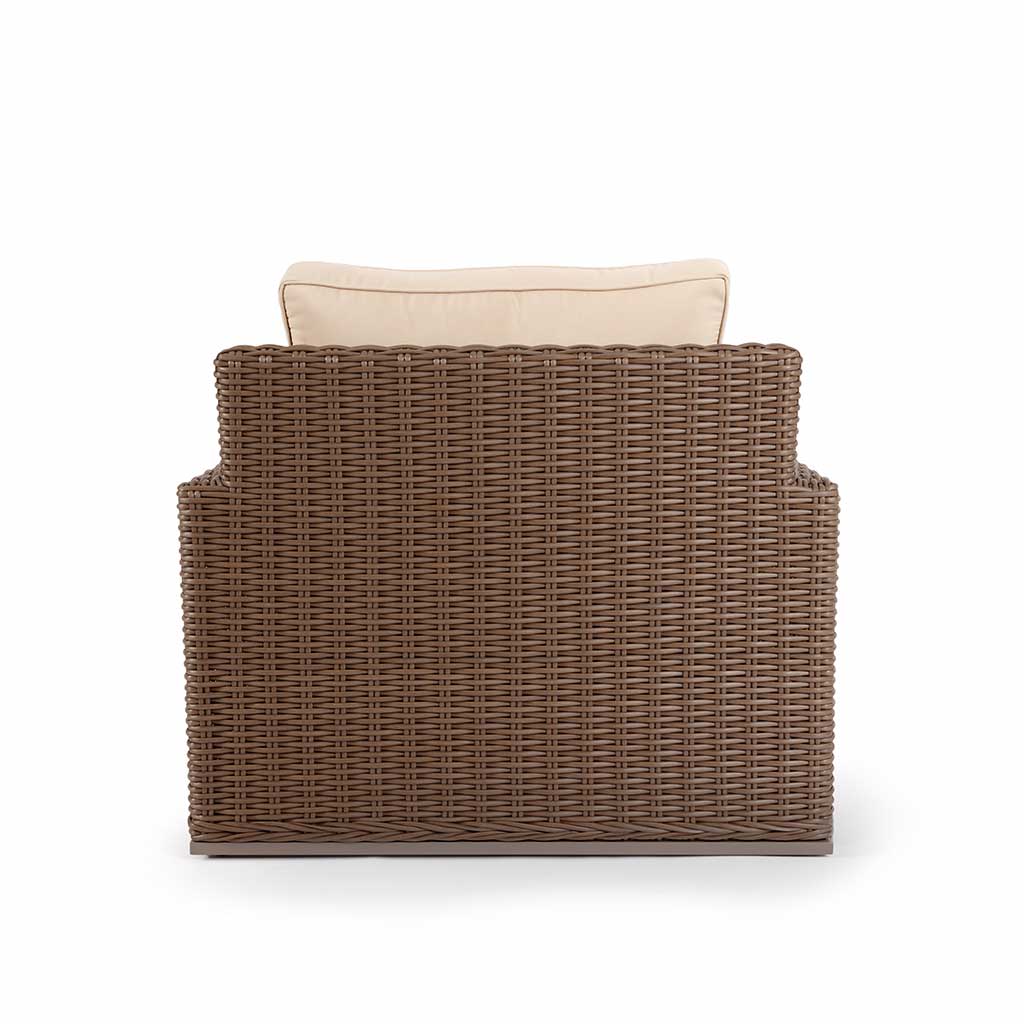 Valencia Fixed Chair || Brown/Cream