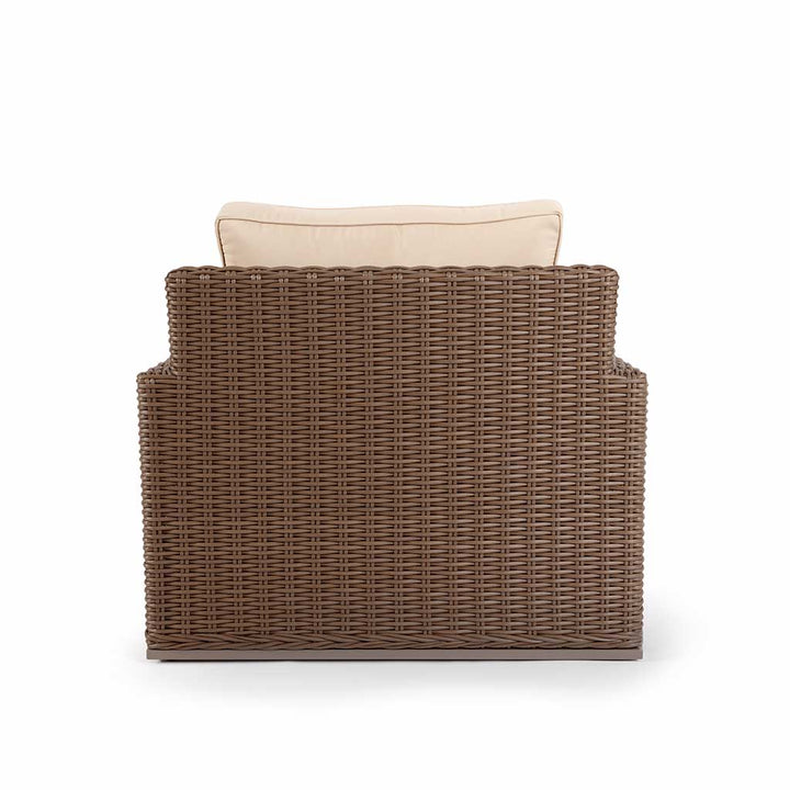 Valencia Fixed Chair || Brown/Cream
