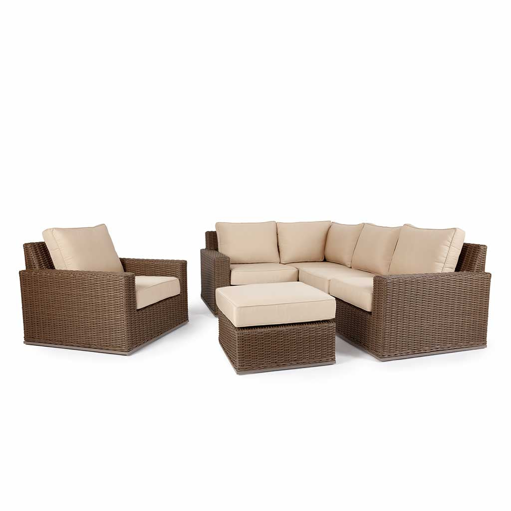 Valencia Fixed Chair || Brown/Cream