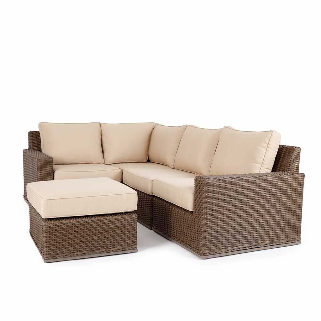 Valencia Ottoman || Brown/Cream