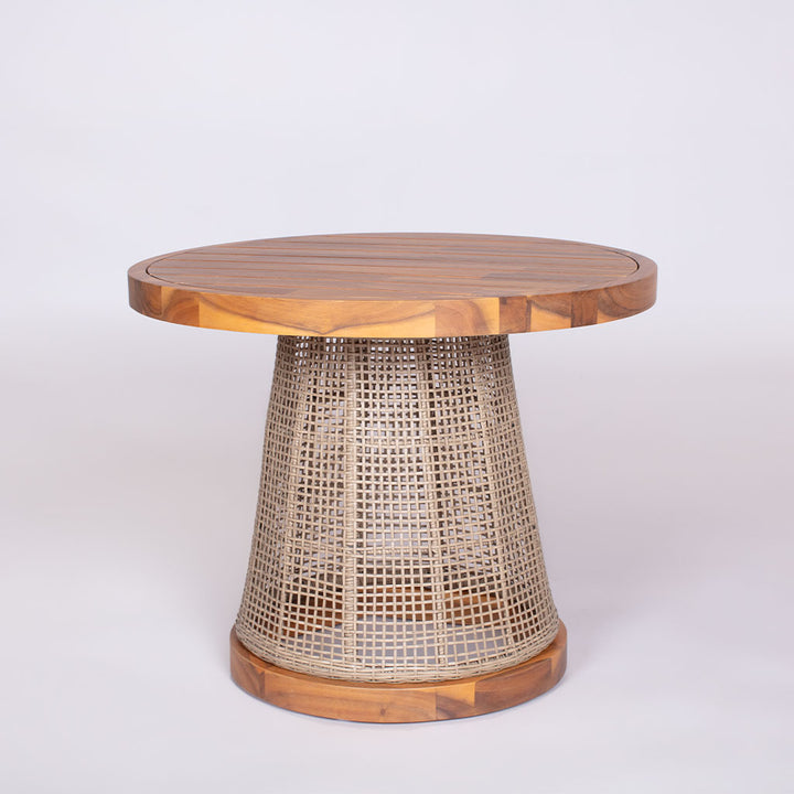Biscayne Round Side Table || Wood