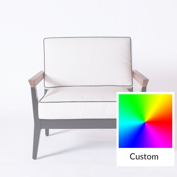 MCM Arm Chair || Black/Canvas