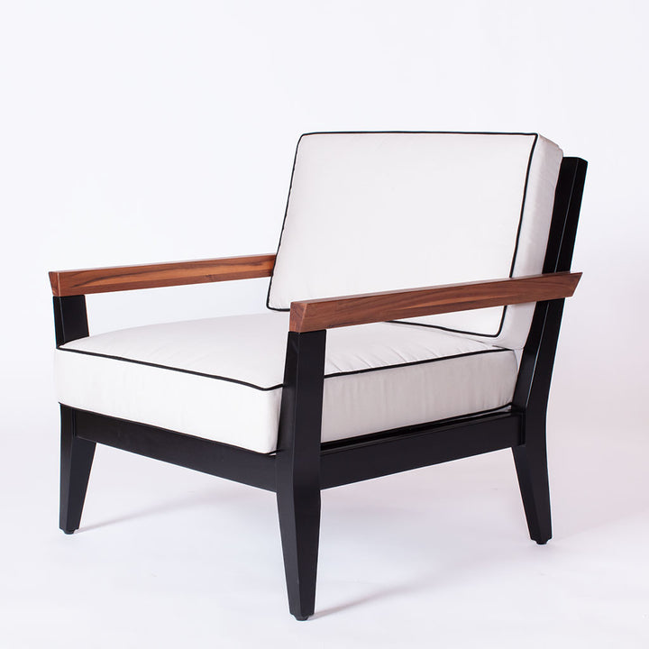 MCM Arm Chair || Black/Canvas
