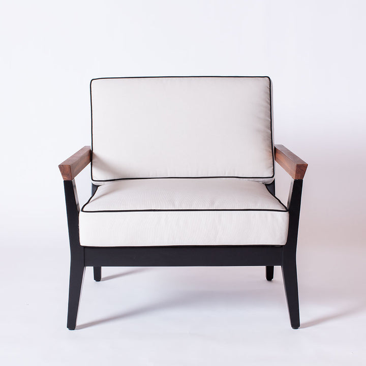 MCM Arm Chair || Black/Canvas