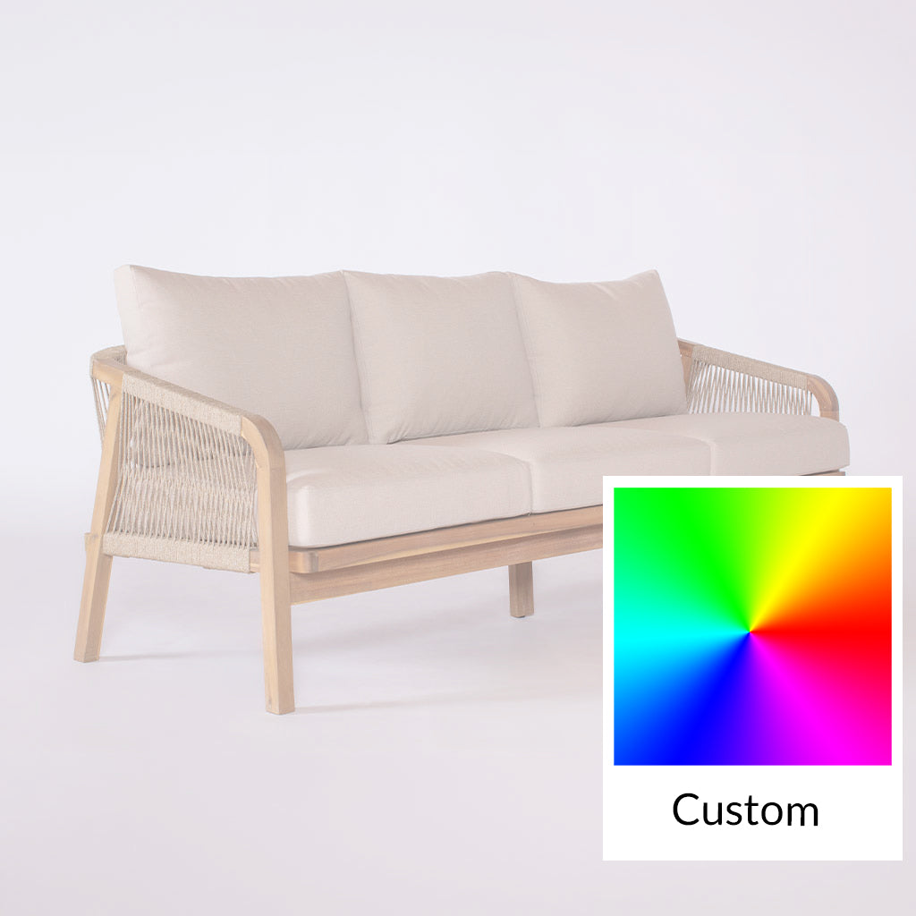 Montego 3-Seater chair || Acacia/Play Snow