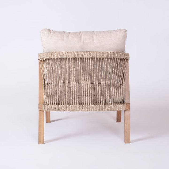 Montego Single Chair || Acacia/Play Snow