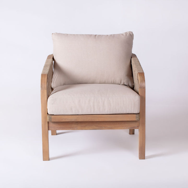 Montego Single Chair || Acacia/Play Snow