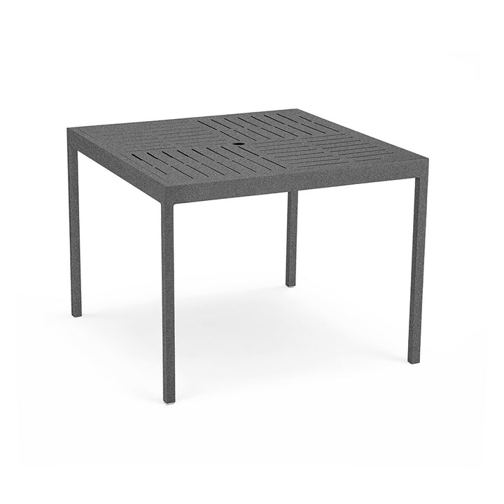 Curv 42" Square Aluminum Dining Table