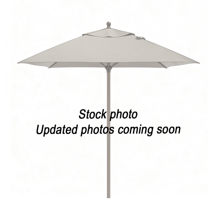 9' Square Aluminum Market Umbrella
