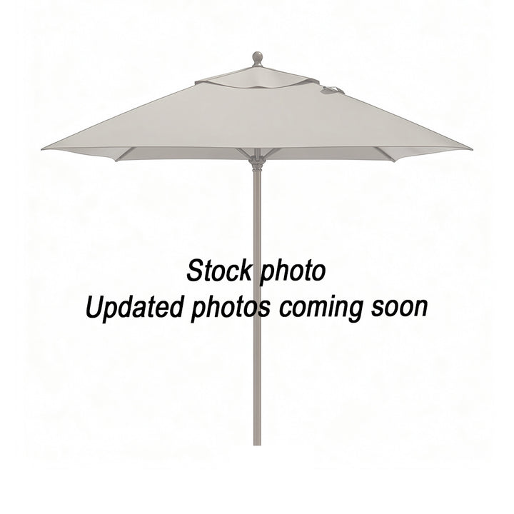 9' Square Fiberglass Market Umbrella