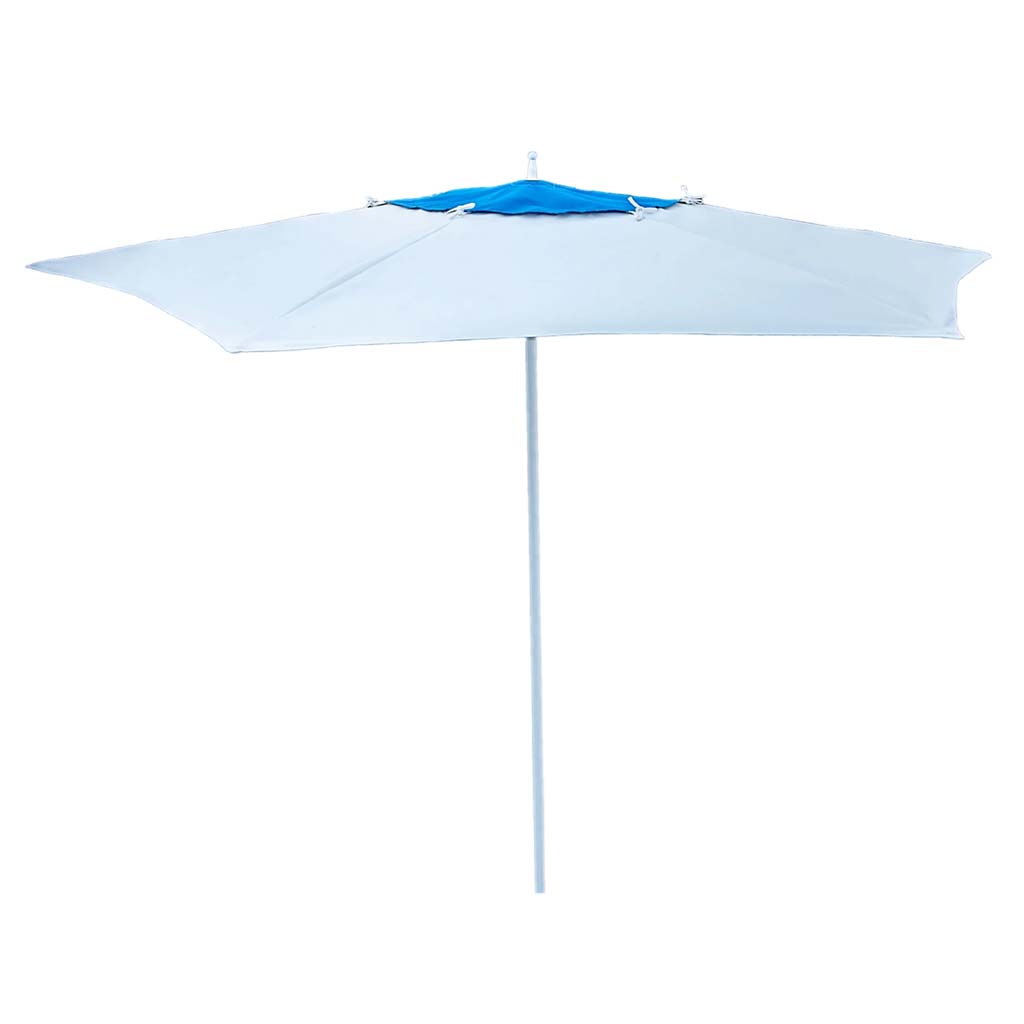 9' Square Fiberglass Zero Edge Market Umbrella