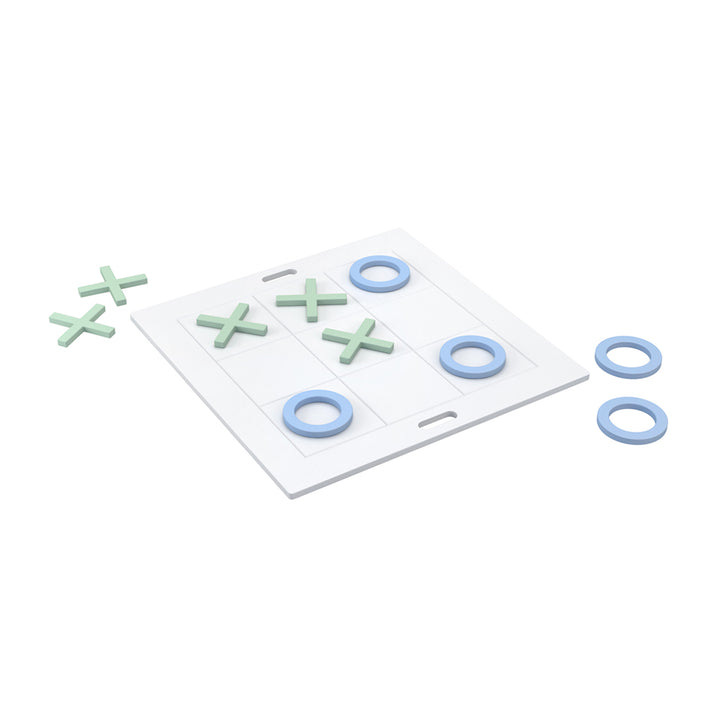 Aqua Tic Tac Toe || White