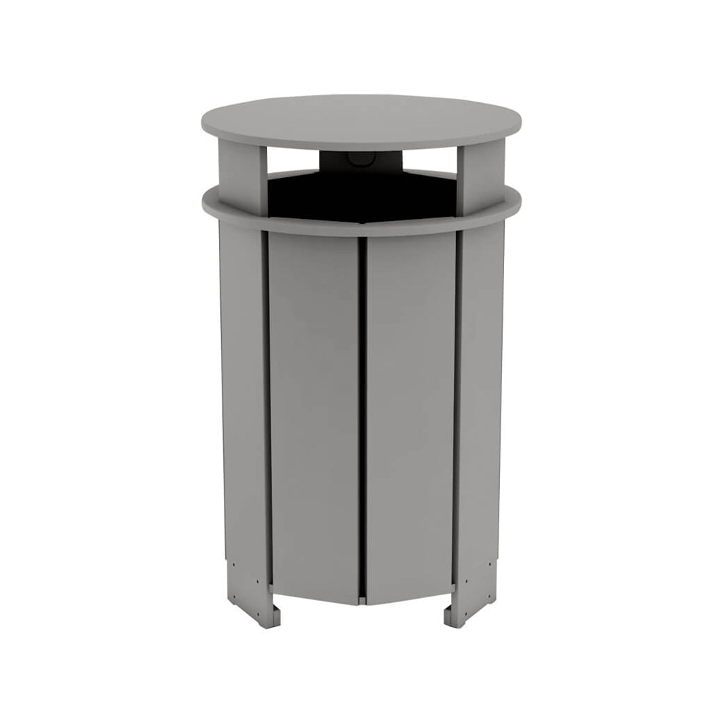 Aqua Round Resin Trash Bin