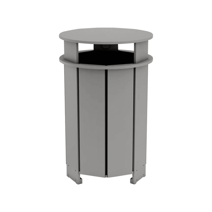 Aqua Round Resin Trash Bin