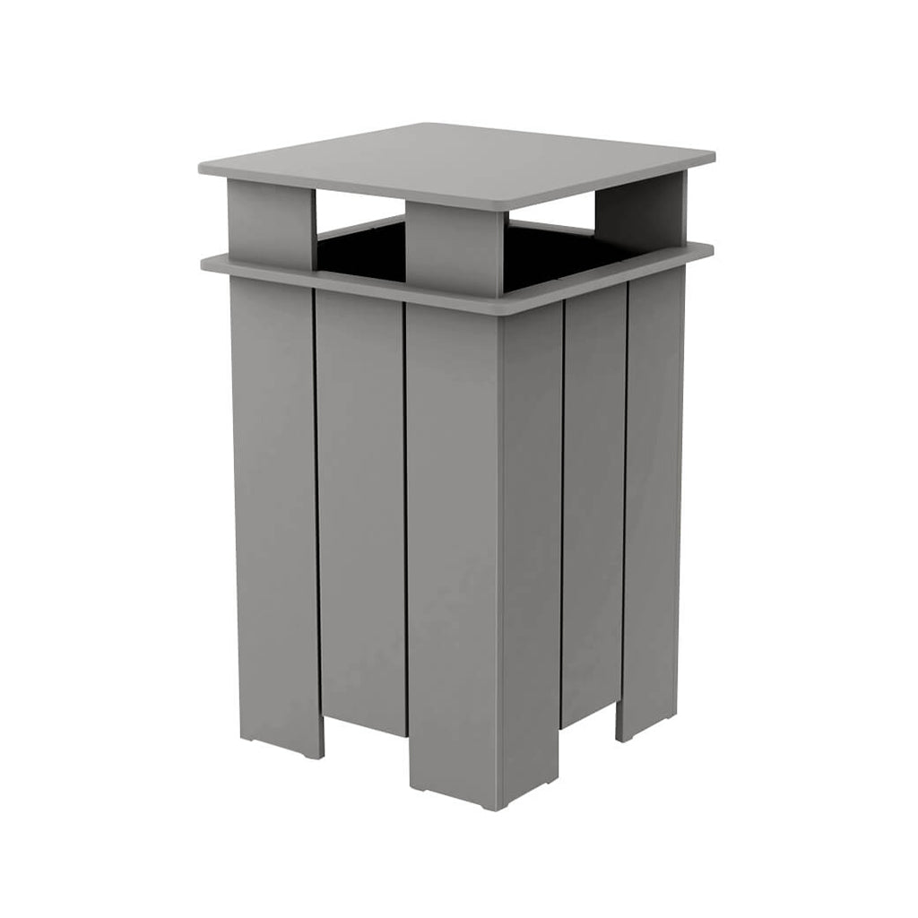 Aqua Square Resin Trash Bin