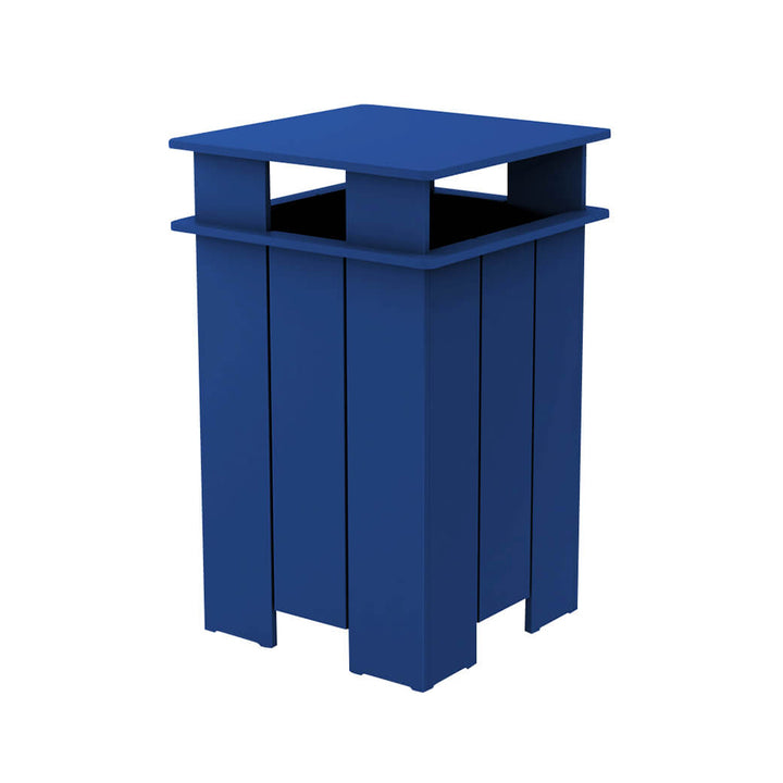 Aqua Square Resin Trash Bin