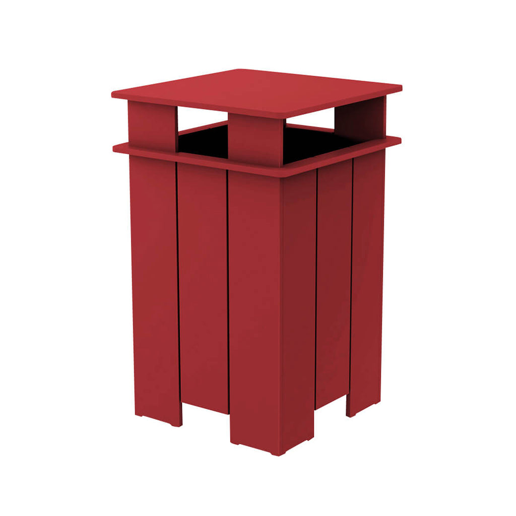 Aqua Square Resin Trash Bin
