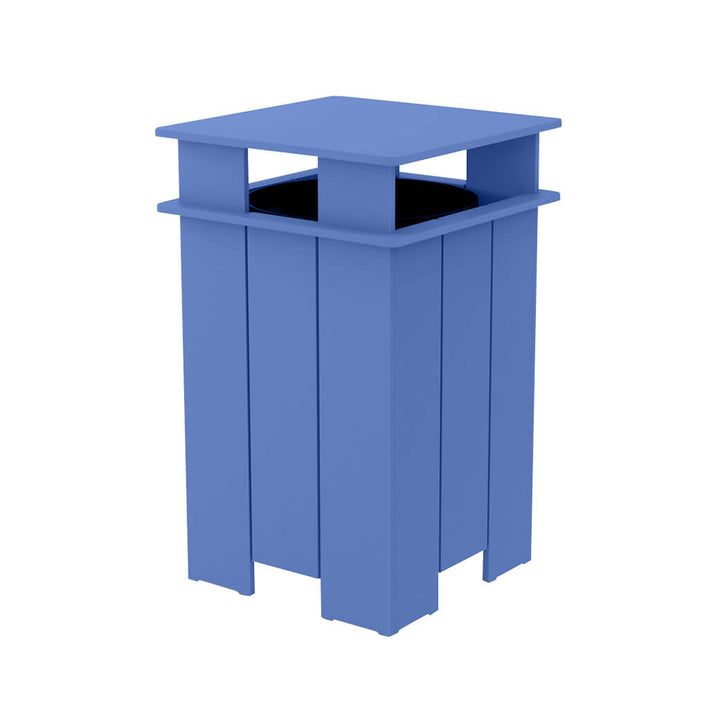 Aqua Square Resin Trash Bin