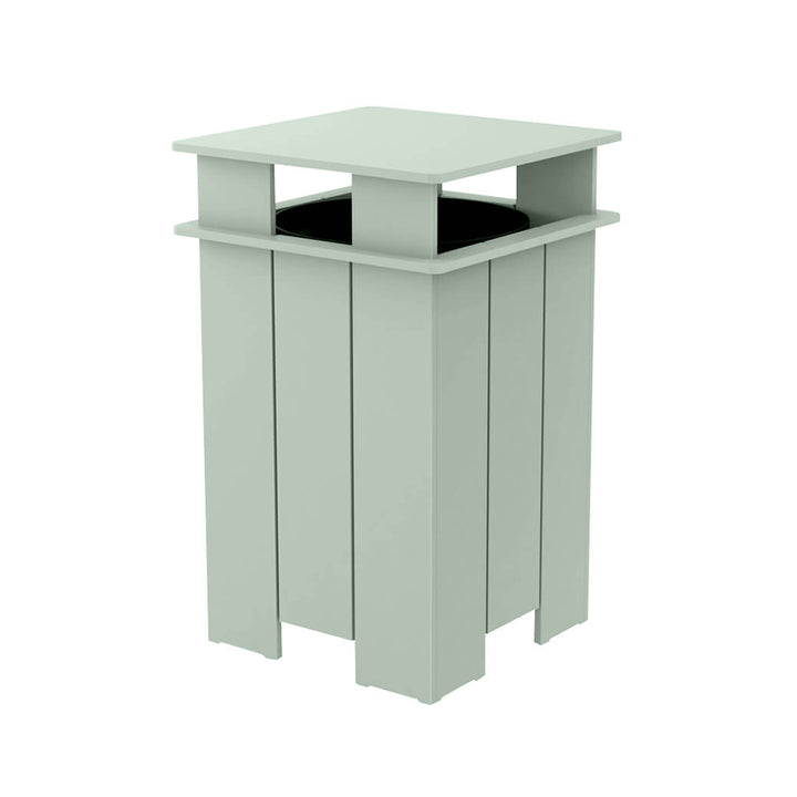 Aqua Square Resin Trash Bin