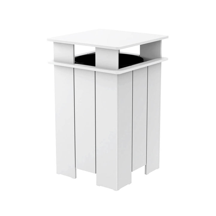 Aqua Square Resin Trash Bin