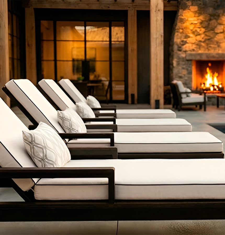 Essential Customizable Lounge with Wooden Accent