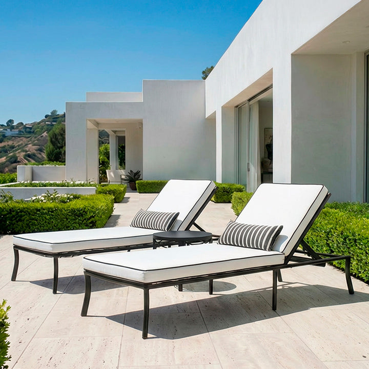 Bel Air Sling Chaise Lounge with Cushion