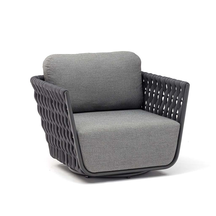 Hug Swivel Chair || Anthracite – Admiral Outdoor
