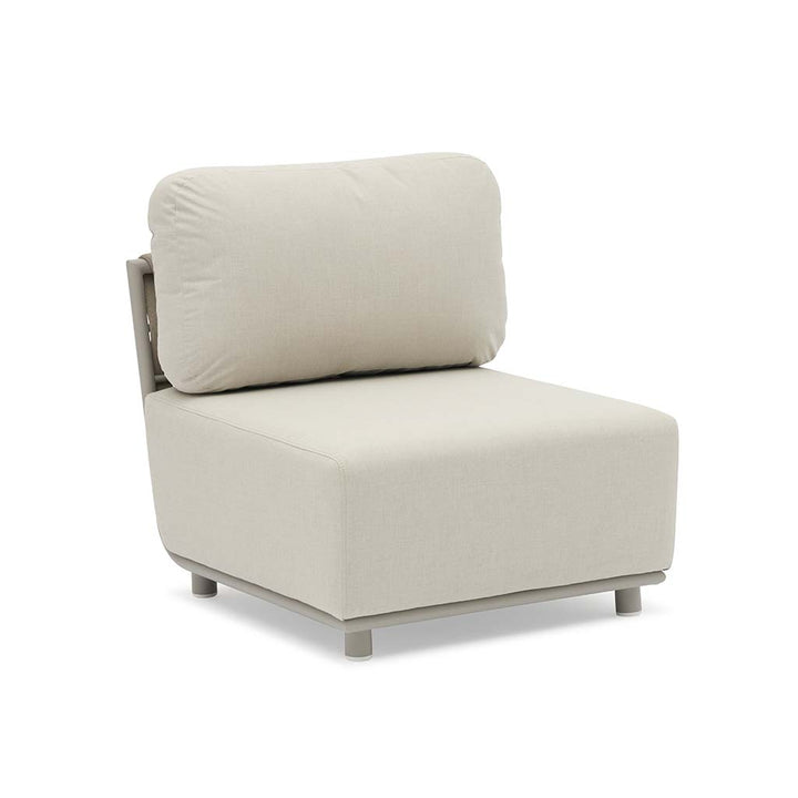 Hug Armless Chair || Greige
