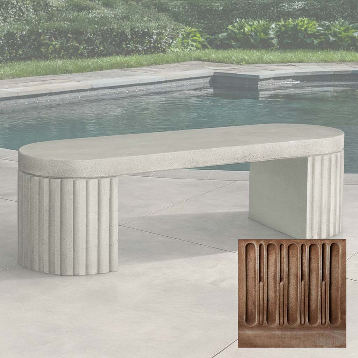 Dorchester Fluted Bench