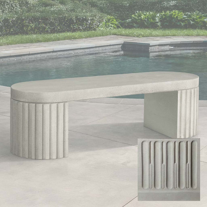 Dorchester Fluted Bench