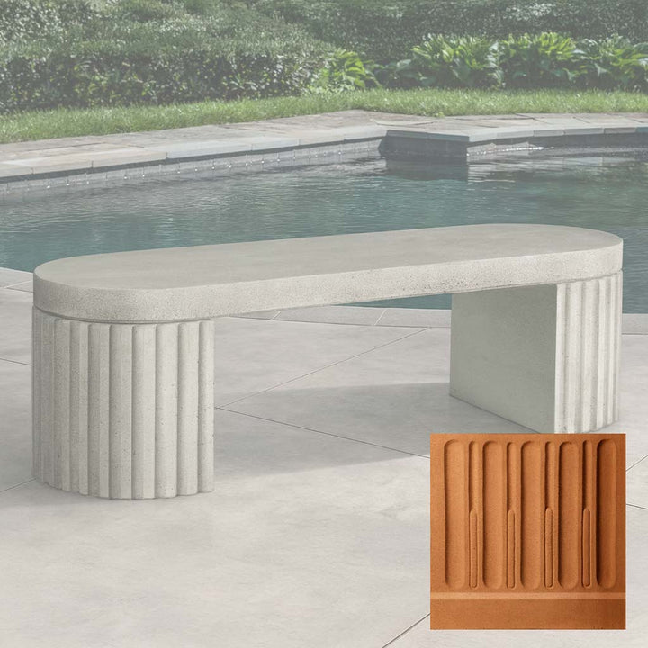 Dorchester Fluted Bench