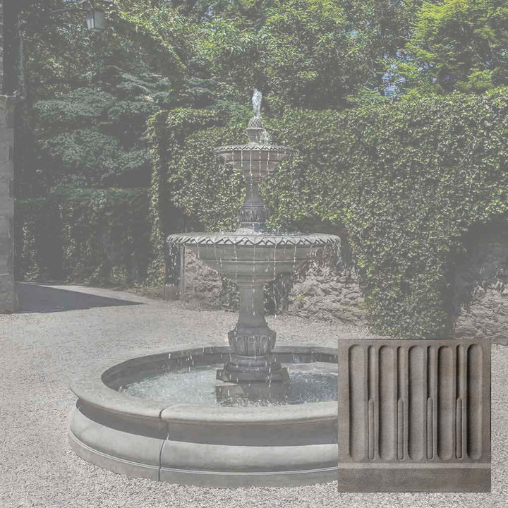 Charleston Fountain in Basin